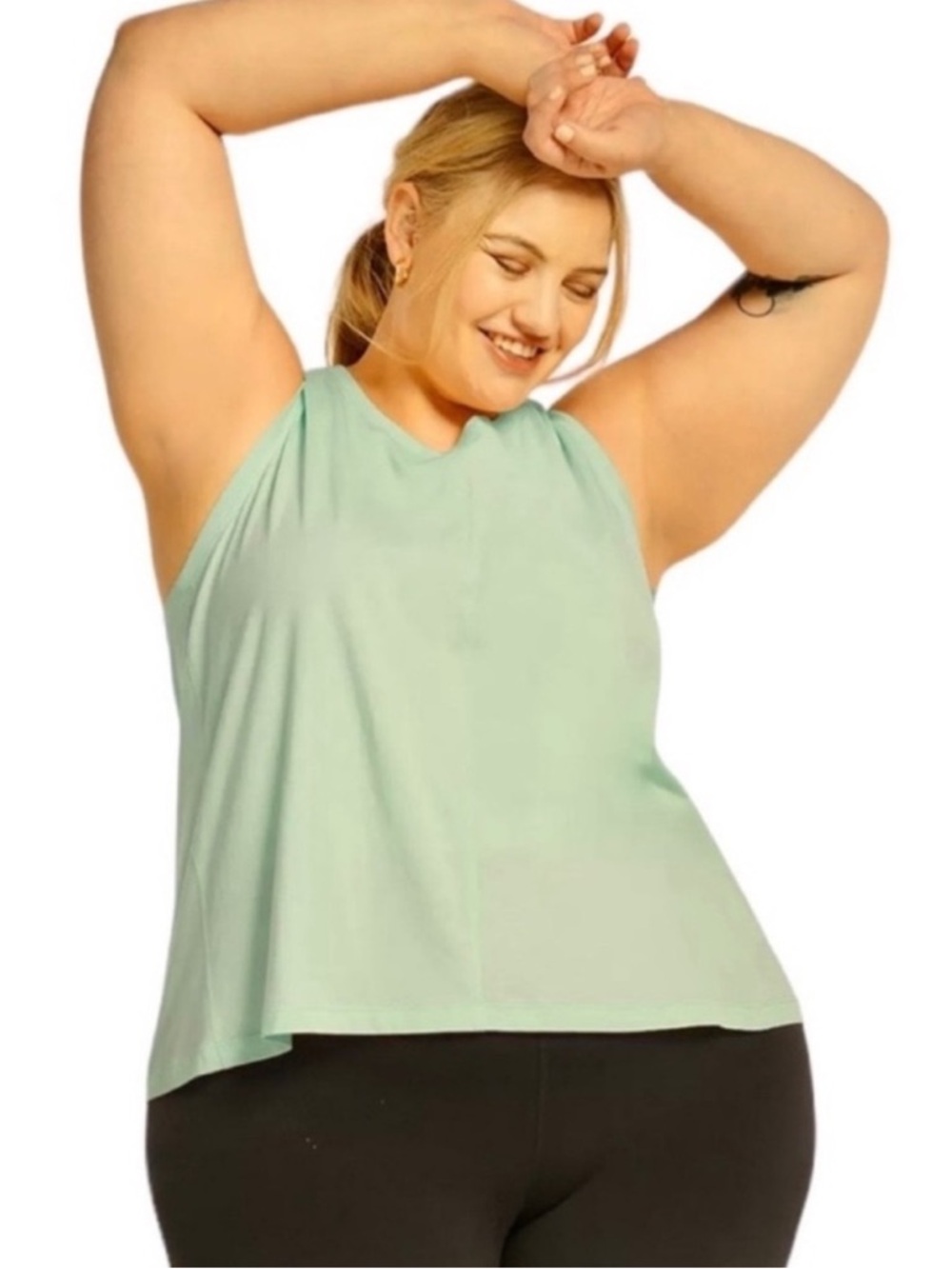 NWT FLX Green Workout Sleeveless Shirt